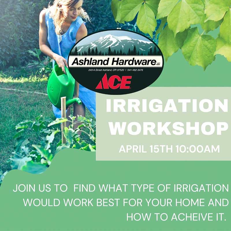 ACE Hardware Irrigation Event