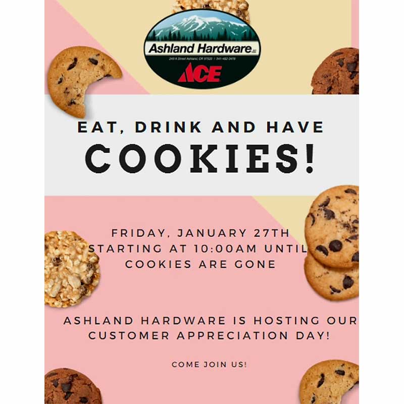 ACE Hardware Ashland Customer Appreciation Event Flyer
